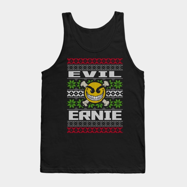 Ugly Christmas Sweater - Evil Ernie Tank Top by KERZILLA